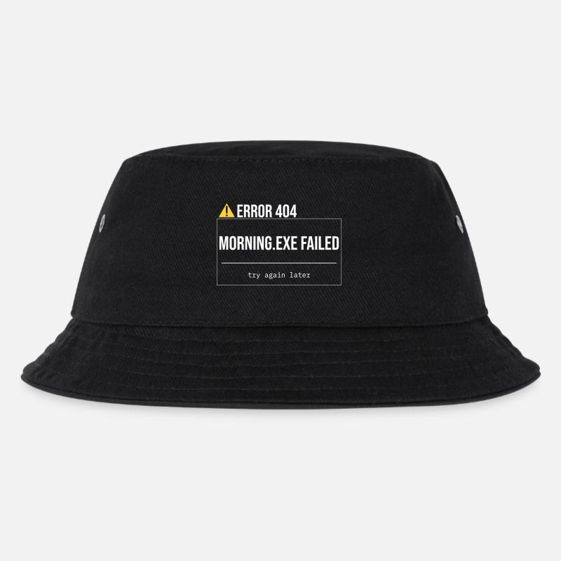 Error 404 - Morning.exe was not loaded - Kids’ Bucket Hat - black