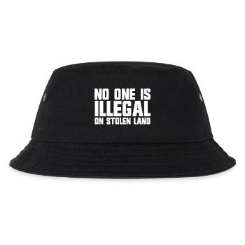 Personne n’est illégal sur des terres volées - Bob Enfant - noir - Devant