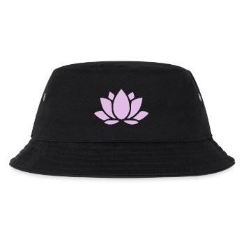 Fleur de lotus Fleur de lotus Fleur de lotus Fleur de violette Fleur de yoga - Bob Enfant - noir - Devant