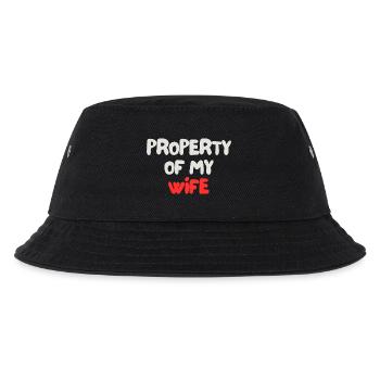 property of my wife - Kids’ Bucket Hat - black - Front