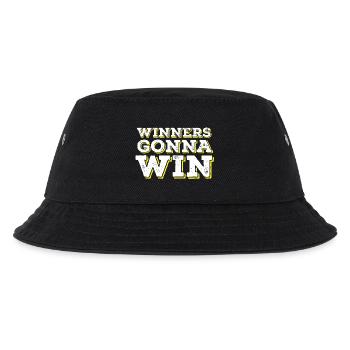 Sieger gehen zum Sieg - Kinder Bucket Hat - Schwarz - Vorne