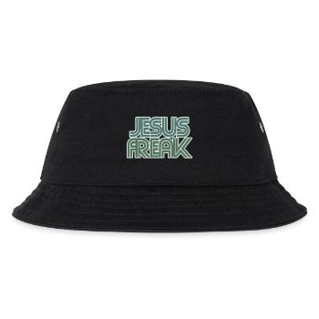 Retro Jesus Freak Graphic - Kids’ Bucket Hat - black - Front