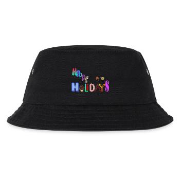 Happy holidays - Kids’ Bucket Hat - black - Front
