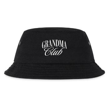 Grandma Club - Kinder Bucket Hat - Schwarz - Vorne