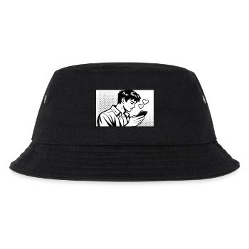man in love - Kinder Bucket Hat - Schwarz - Vorne
