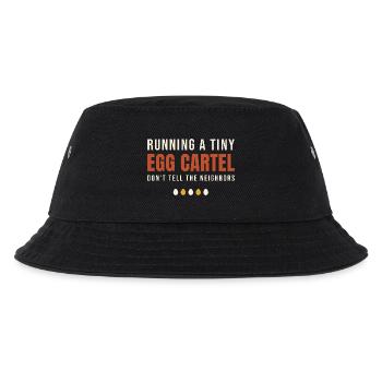 Running A Tiny Egg Cartel - Kids’ Bucket Hat - black - Front
