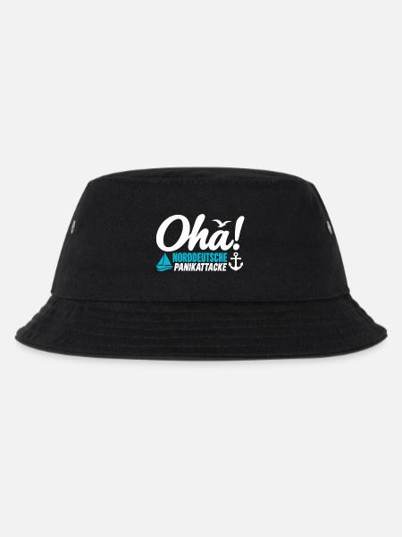 Oha! Norddeutsche Panikattacke – Küstenhumor - Kinder Bucket Hat - Schwarz