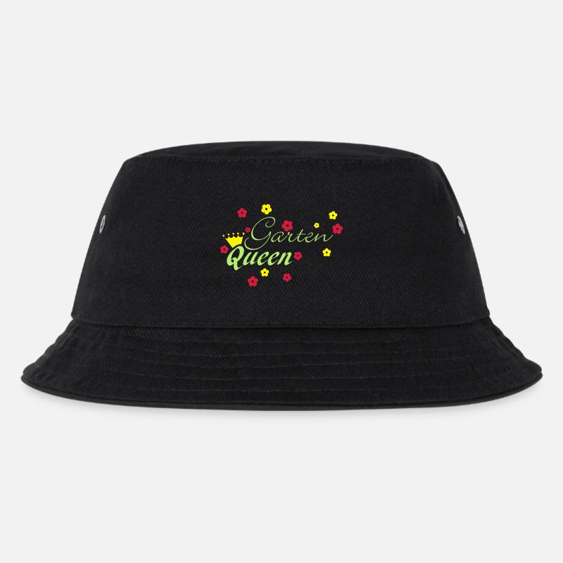 Gartenqueen - Kinder Bucket Hat - Schwarz
