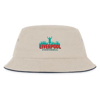 Liverpool Fußball - Kinder Bucket Hat - Natur/Navy - Vorne