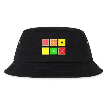 DIGITAL FRUITS - Pixel fruit - Kids’ Bucket Hat - black - Front