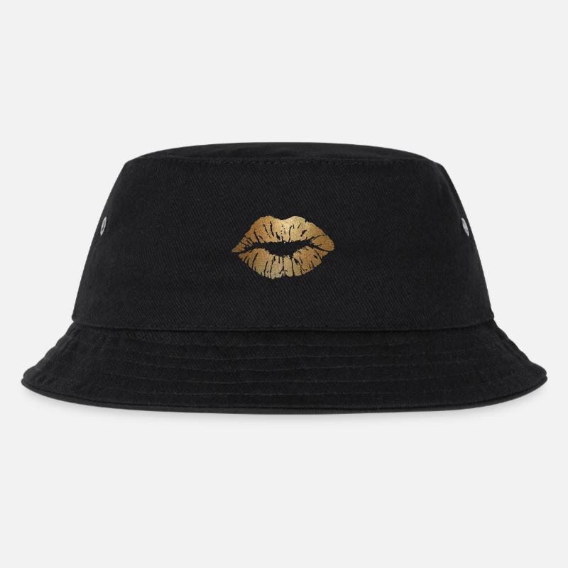 glitter - Kinder Bucket Hat - Schwarz