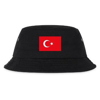 Drapeau national de la Turquie - Bob Enfant - noir - Devant