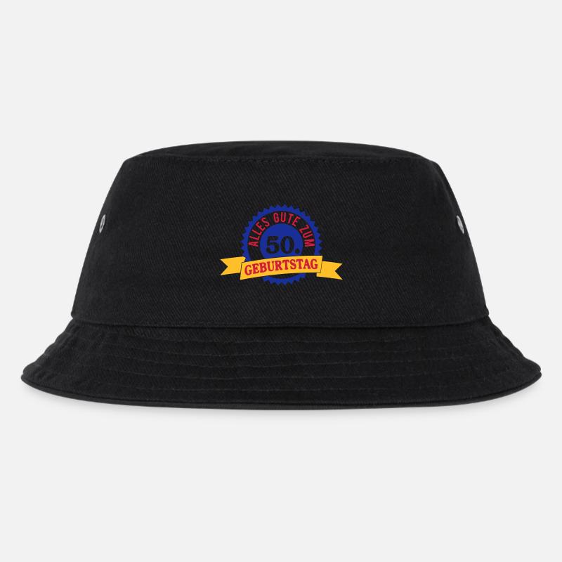 Alles Gute zum 50. Geburtstag - Kinder Bucket Hat - Schwarz