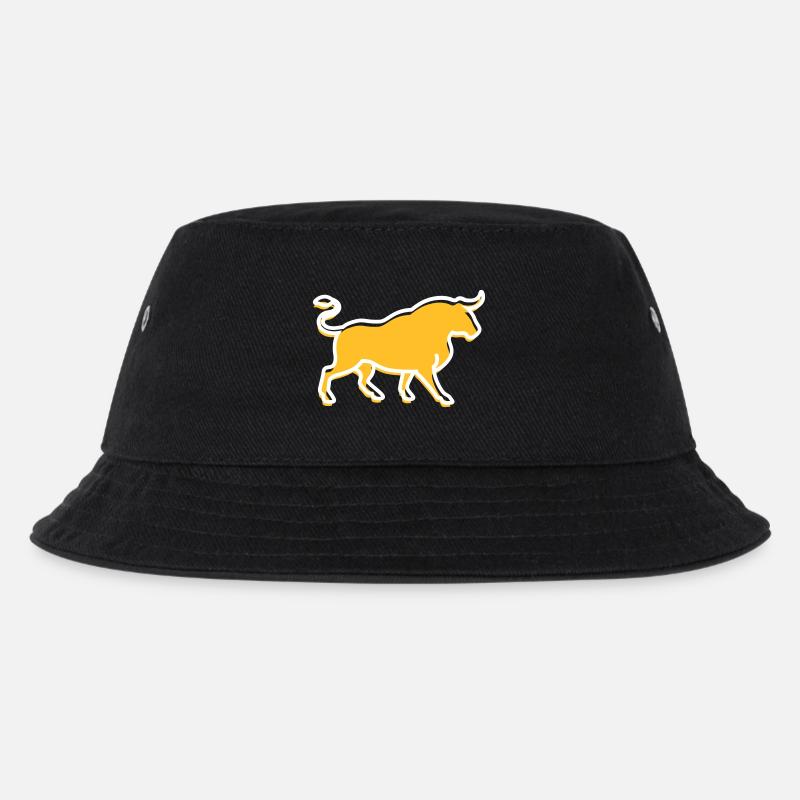 A Wild Bull - Kids’ Bucket Hat - black