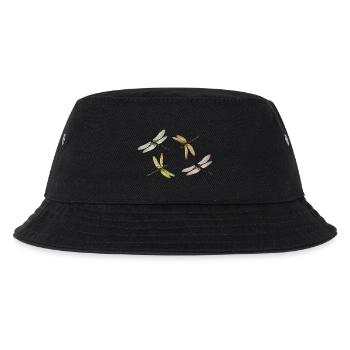 libe 6 - Kinder Bucket Hat - Schwarz - Vorne