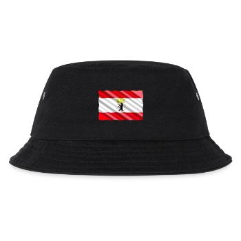 berlin - Kinder Bucket Hat - Schwarz - Vorne