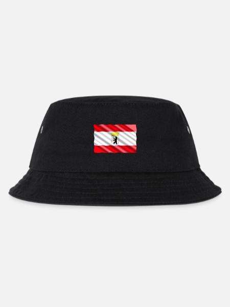 berlin - Kinder Bucket Hat - Schwarz