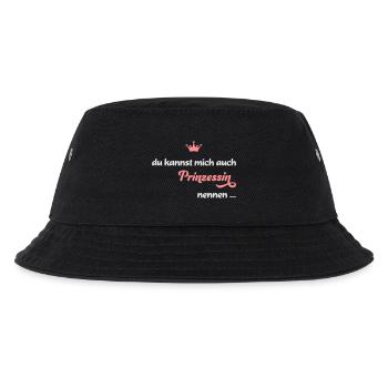 Karneval - Kinder Bucket Hat - Schwarz - Vorne