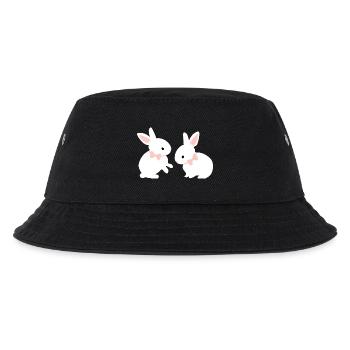 Blanc Twins lapin - lapin bébé oreille rose - Bob Enfant - noir - Devant