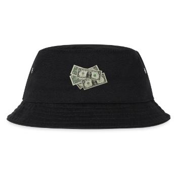 Geld - Dollar - Bargeld - Kinder Bucket Hat - Schwarz - Vorne
