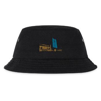 Leipzig Gewandhaus Uni Riese Geschenkidee - Kinder Bucket Hat - Schwarz - Vorne