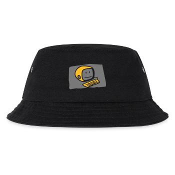 computer2_c - Kinder Bucket Hat - Schwarz - Vorne