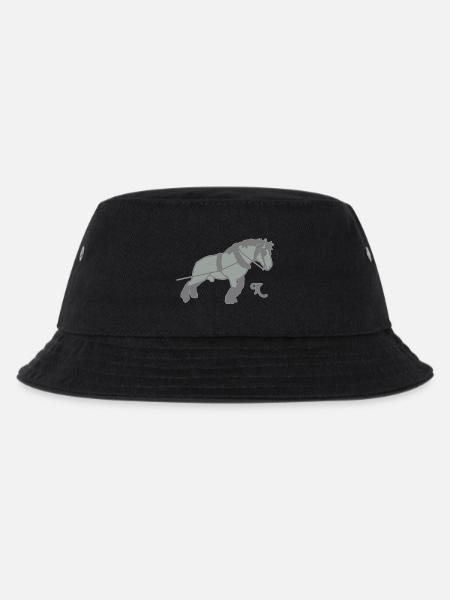 kaltblutziehtk - Kinder Bucket Hat - Schwarz