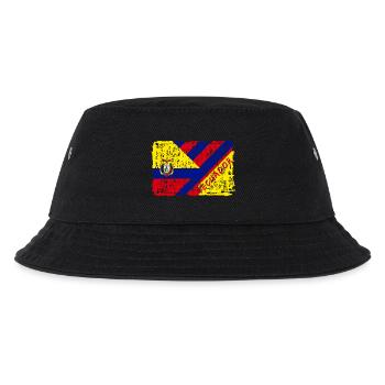 Ecuador Flaggen Design / Geschenk Südamerika - Kinder Bucket Hat - Schwarz - Vorne
