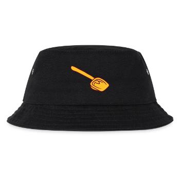 gelbe schaufel sandkasten spielzeug schaufeln eime - Kinder Bucket Hat - Schwarz - Vorne