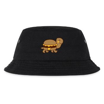 schildkroete panzertier suess niedlich gluecklich - Kinder Bucket Hat - Schwarz - Vorne