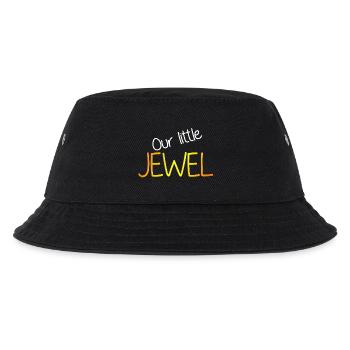 Baby / Juwel / Familie / klein / Toddler - Kinder Bucket Hat - Schwarz - Vorne