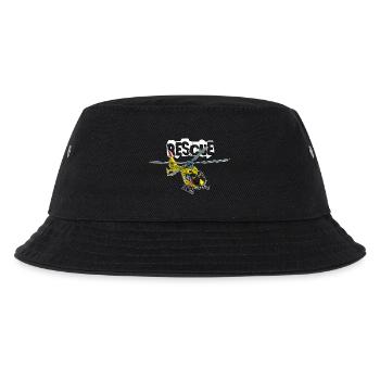 Hubschrauber Rettung - Kinder Bucket Hat - Schwarz - Vorne