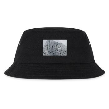 Elbphilharmonie with window cleaners - Kids’ Bucket Hat - black - Front