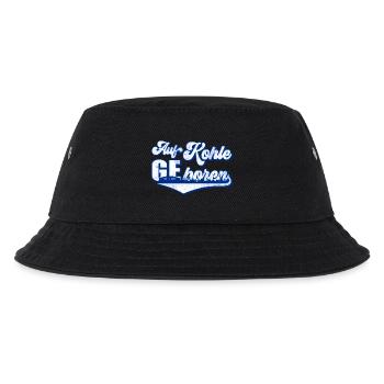 Auf Kohle geboren | Gelsenkirchen Ruhrpott - Kinder Bucket Hat - Schwarz - Vorne
