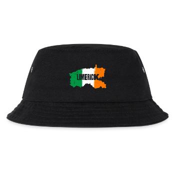 Limerick Ireland Flag | County Outline Map - Kids’ Bucket Hat - black - Front