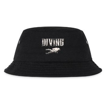 Tauchen Taucher - Kinder Bucket Hat - Schwarz - Vorne