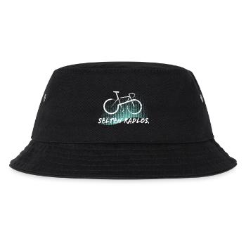 Selten Radlos - Fahrrad - Kinder Bucket Hat - Schwarz - Vorne