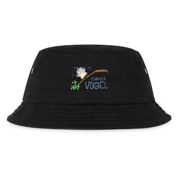 Schräger Vogel - Kinder Bucket Hat - Schwarz - Vorne