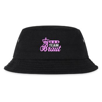 Junggesellinnenabschied - Team Braut JGA Frauen - Kinder Bucket Hat - Schwarz - Vorne