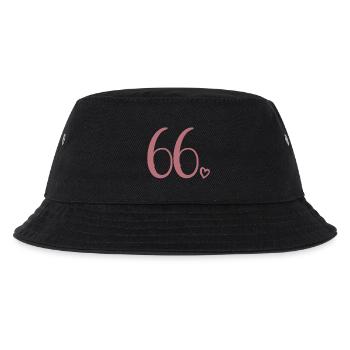 Süße Nummer 66, 66 Jahre alt, 66. Geburtstag Geschenk - Kinder Bucket Hat - Schwarz - Vorne