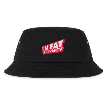 at the fat lets party - Kids’ Bucket Hat - black - Front