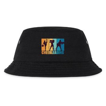 Cheerleading Cheerleader Vintage Geschenk - Kinder Bucket Hat - Schwarz - Vorne