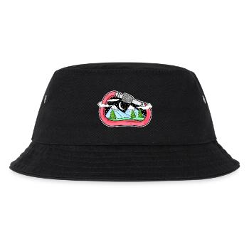 Berg Berge Berggipfel Gipfel - Kinder Bucket Hat - Schwarz - Vorne