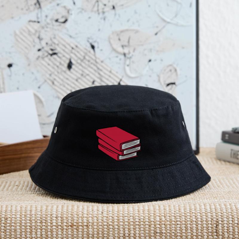 3 Books Stack Design Kids’ Bucket Hat