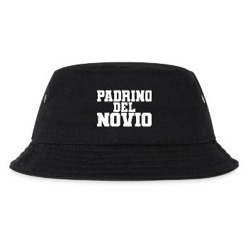 Padrino del Novio Groom's Best Man Wedding Gift - Kids’ Bucket Hat - black - Front