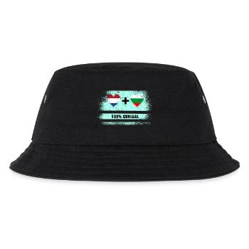 Bulgarie et Pays-Bas 100% Genius flag - Bob Enfant - noir - Devant