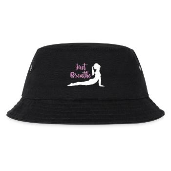 Yoga Geschenkidee - Namaste - Kinder Bucket Hat - Schwarz - Vorne