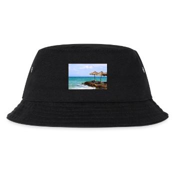 Summer Sun Beach Sea Poster - Kids’ Bucket Hat - black - Front