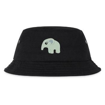 Kawaii Chibi Kawaii Elephant Kawaii Kids Manga - Kids’ Bucket Hat - black - Front