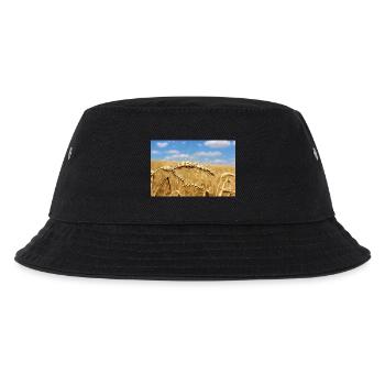 Landwirtschaft Kornfeld Landschaft - Kinder Bucket Hat - Schwarz - Vorne